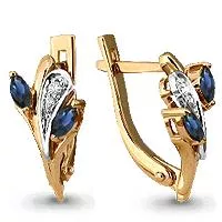 Серьги, артикул LV940066К, золото