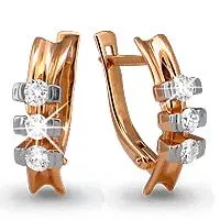 Серьги, золото, артикул LV940045к