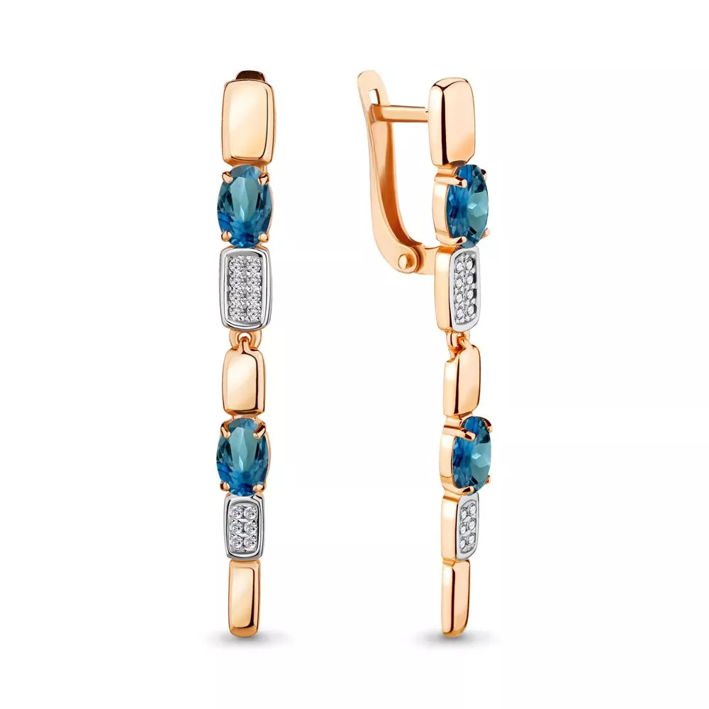 Серьги, артикул LV4710908А, золото