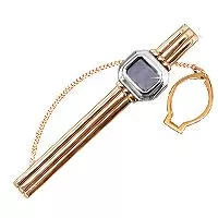 Зажим для галстука, артикул LV70444, золото