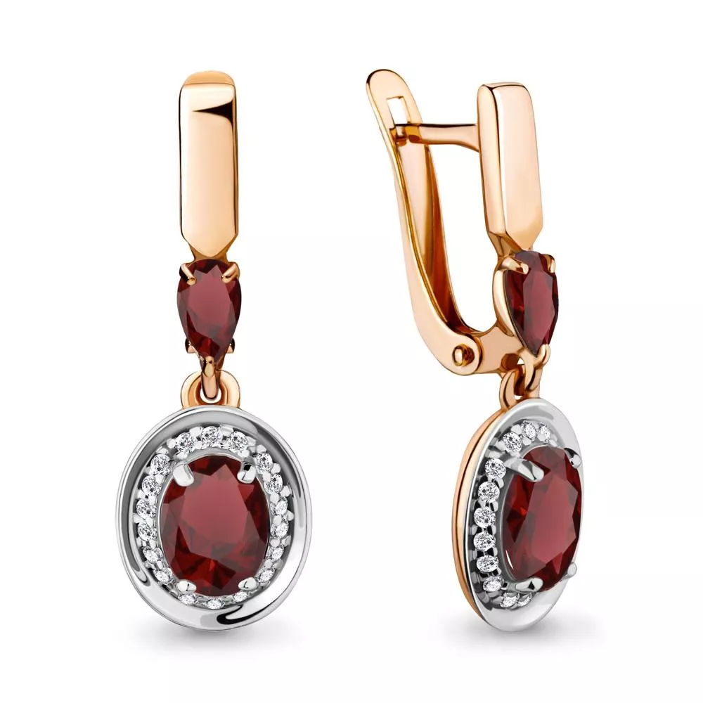 Серьги, артикул LV4710203А, золото