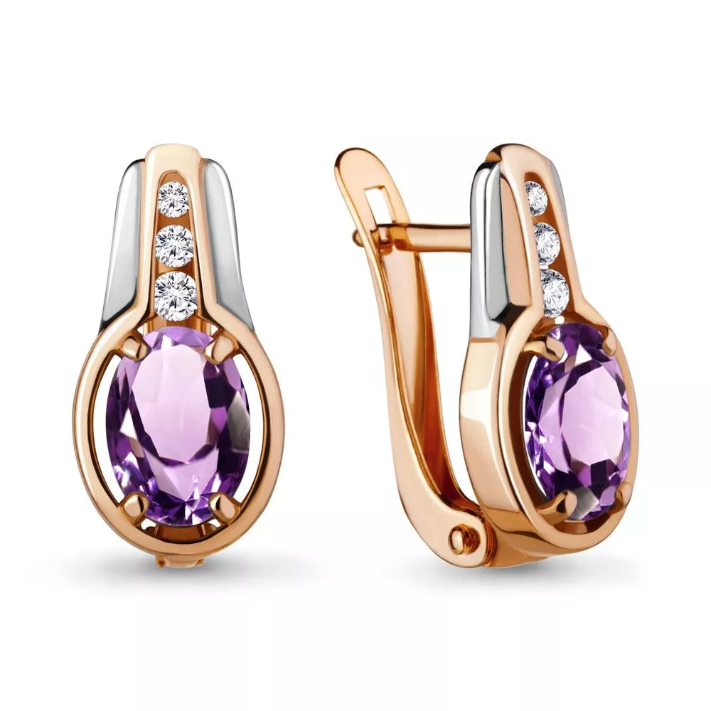 Серьги, артикул LV4710104А, золото