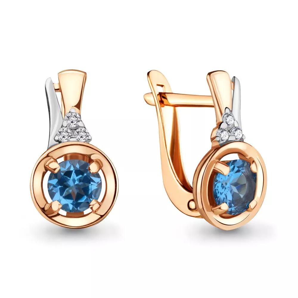 Серьги, артикул LV4709605А, золото