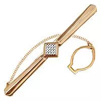 Зажим для галстука, артикул LV70439А, золото