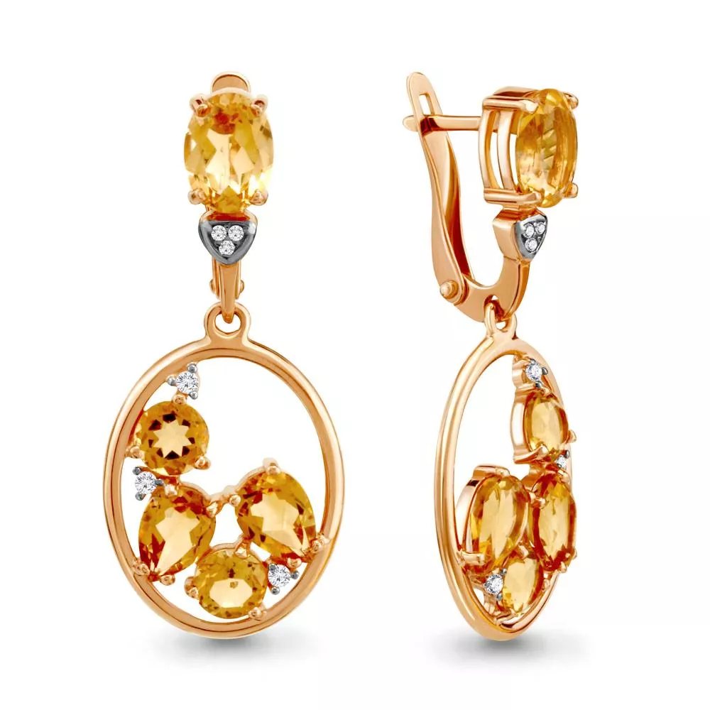 Серьги, золото, артикул LV4707106А