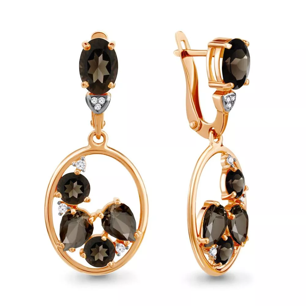 Серьги, артикул LV4707101А, золото