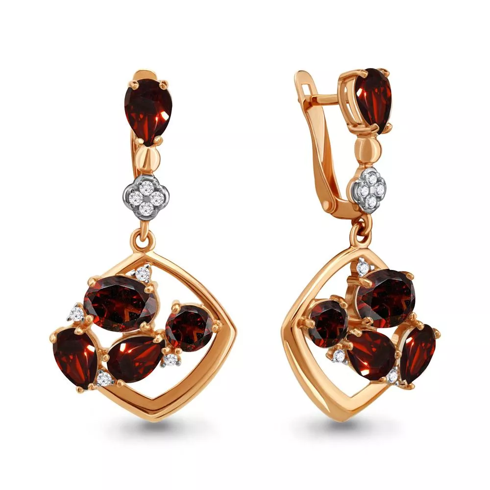 Серьги, артикул LV4706903А, золото