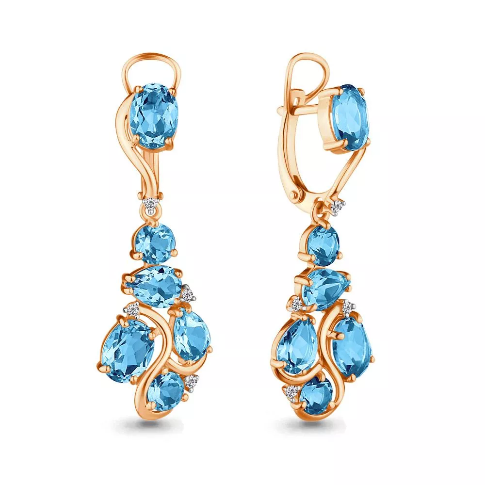 Серьги, артикул LV4706105, золото