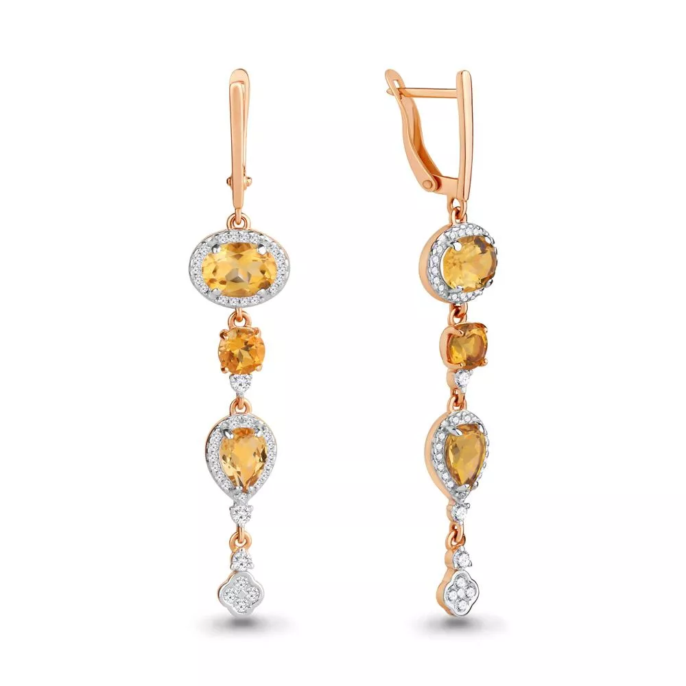 Серьги, артикул LV4705806А, золото