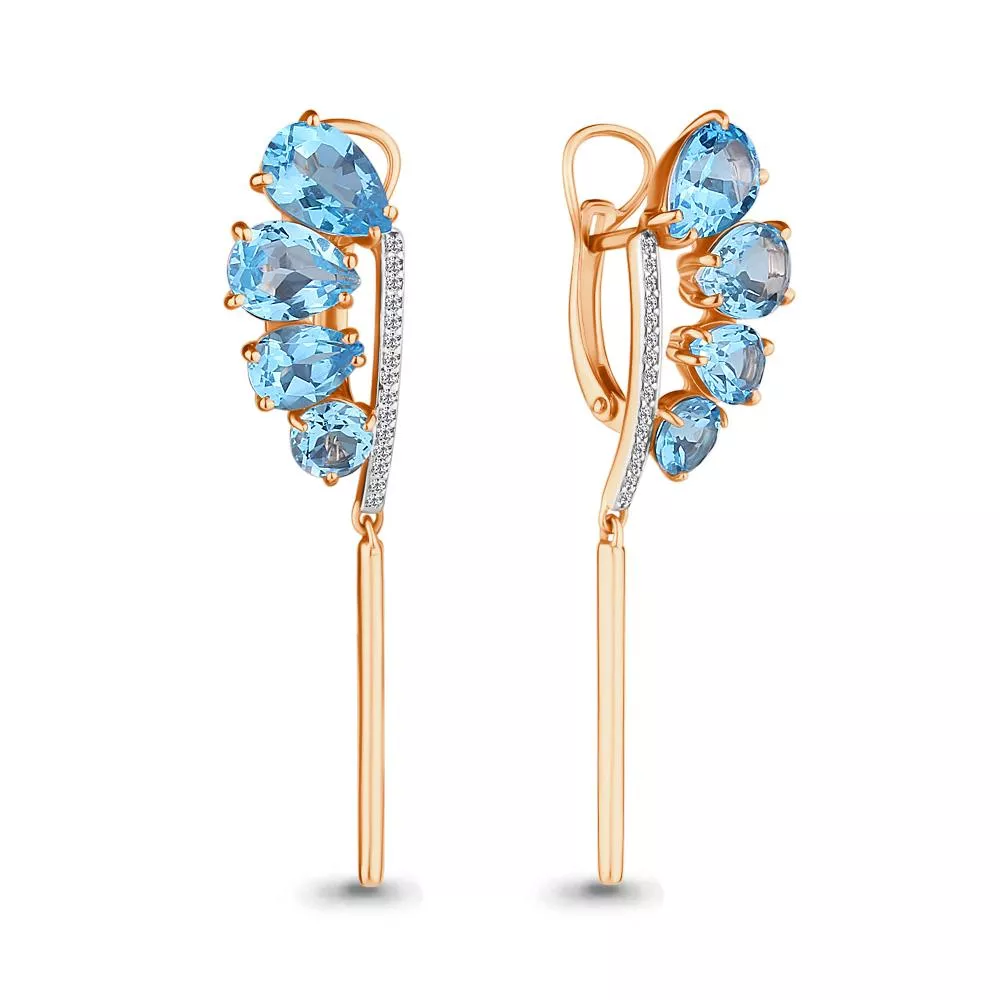 Серьги из золота, артикул LV4705605А