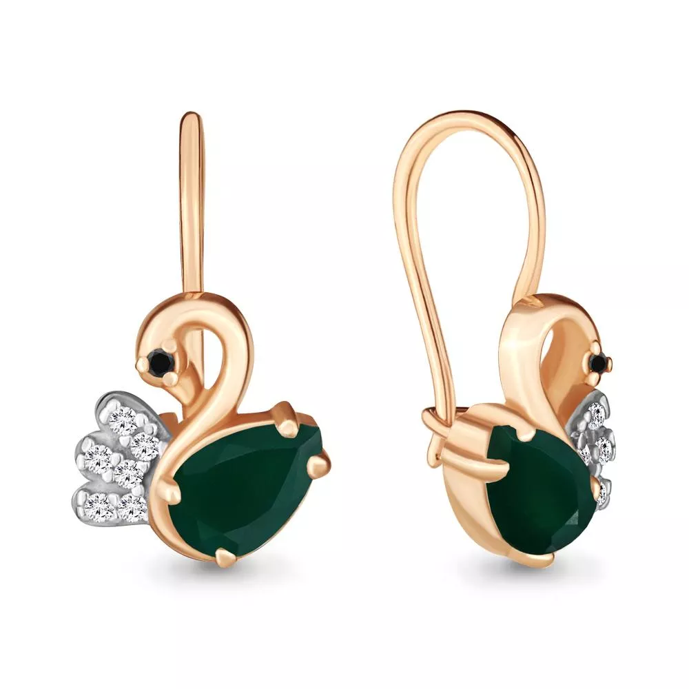 Серьги, артикул LV4705109АЧ, золото