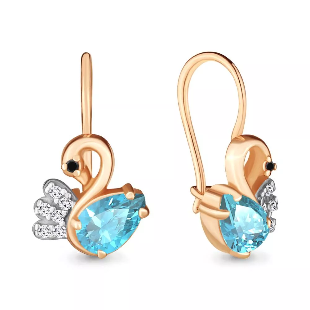 Серьги из золота, артикул LV4705105АЧ