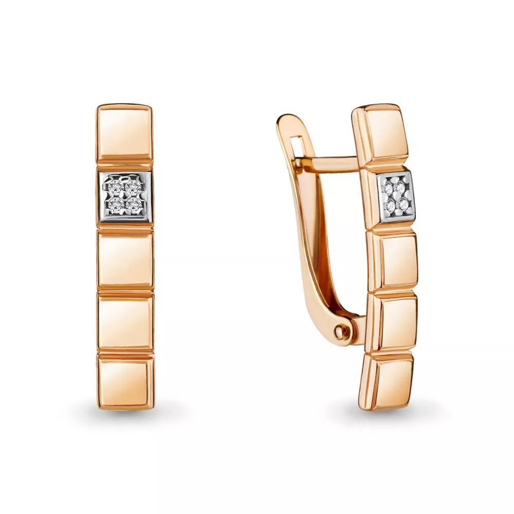 Серьги из золота, артикул LV46825