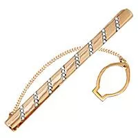 Зажим для галстука из золота, артикул LV70431А