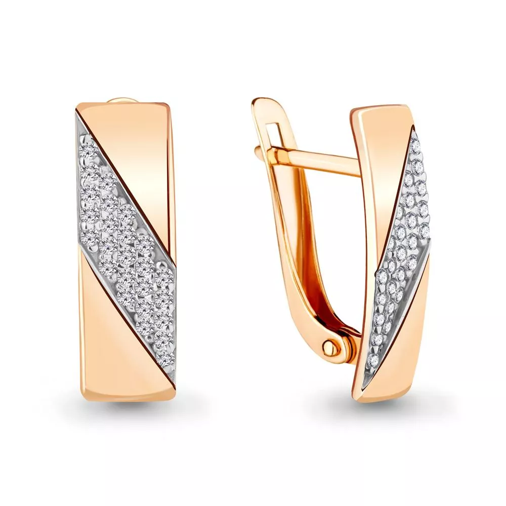 Серьги, артикул LV46820А, золото