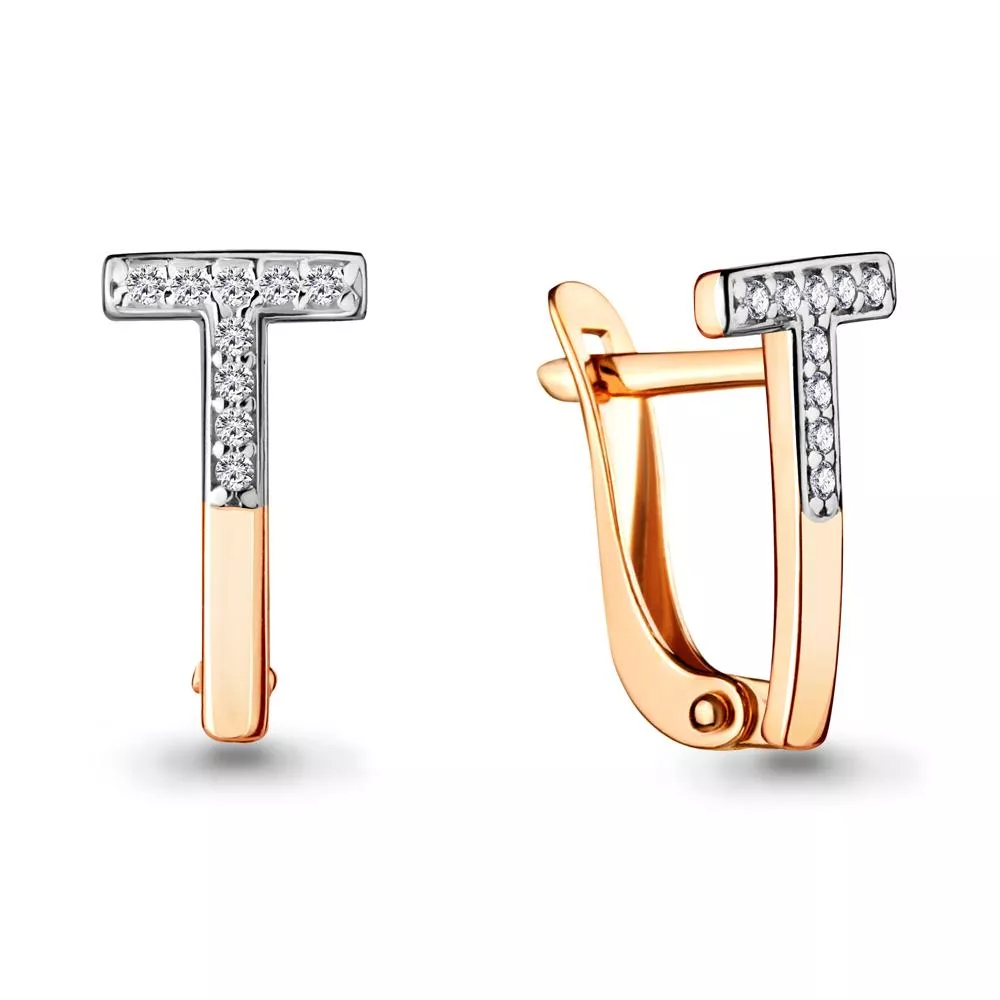 Серьги, артикул LV46769А, золото