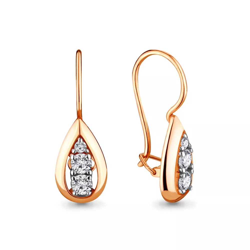 Серьги, золото, артикул LV46686