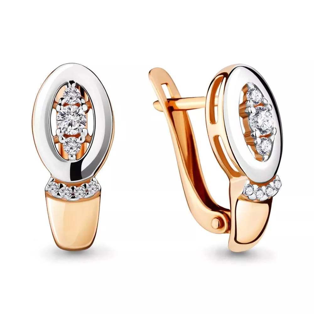 Серьги, артикул LV46676А, золото