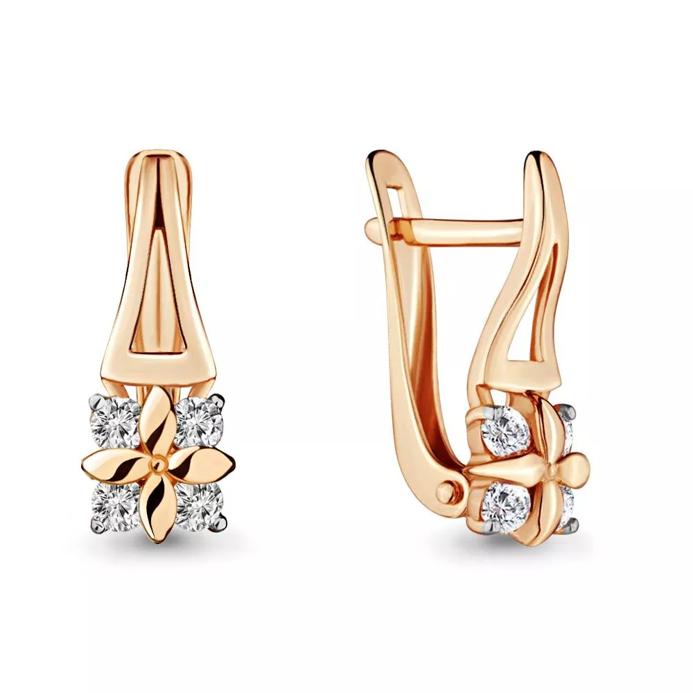 Серьги, артикул LV46672, золото