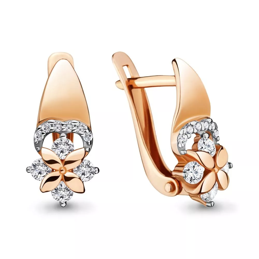 Серьги, артикул LV46639А, золото