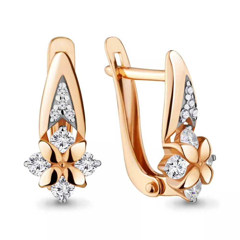 Серьги, золото, артикул LV46632А