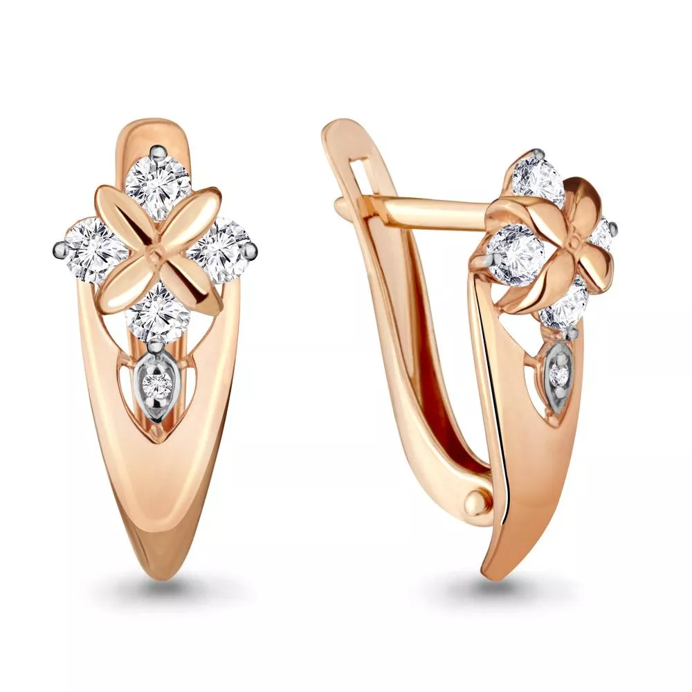 Серьги, артикул LV46631А, золото