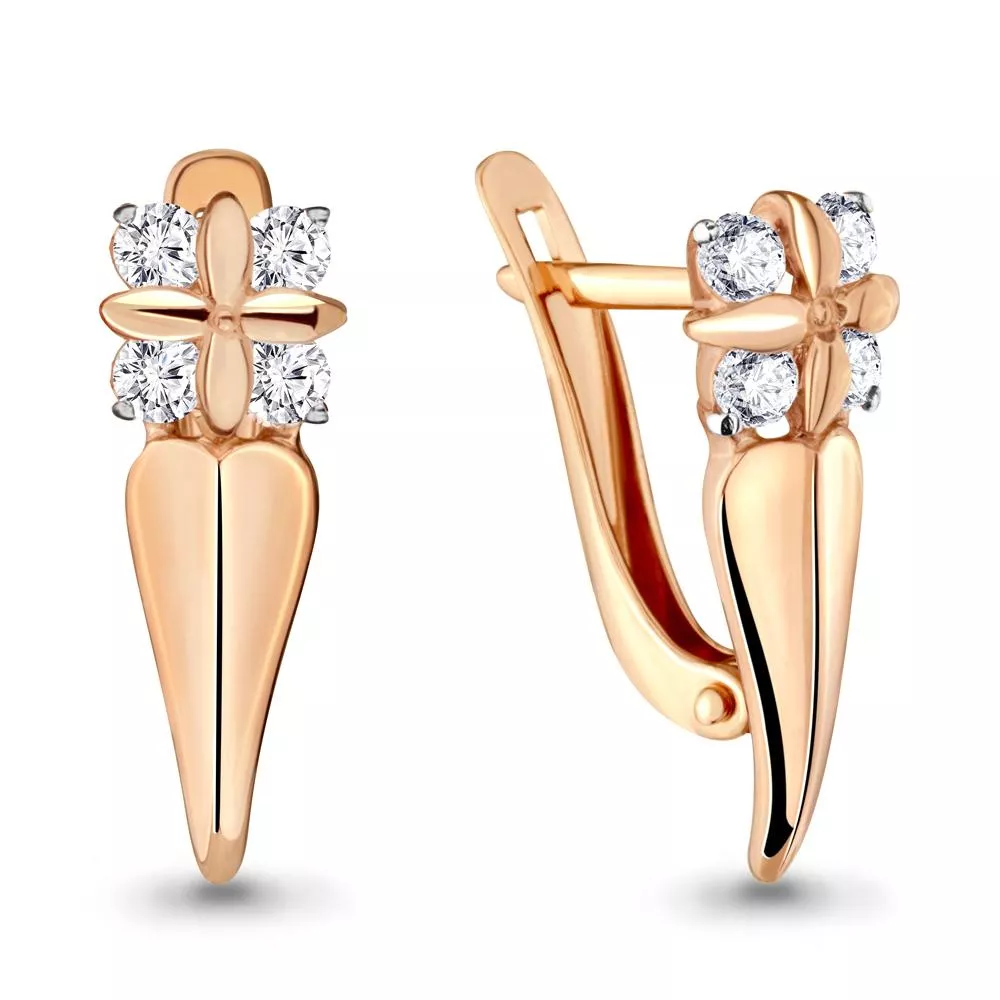 Серьги из золота, артикул LV46630