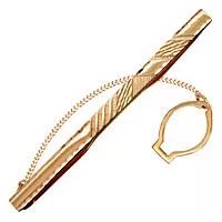 Зажим для галстука, золото, артикул LV70423