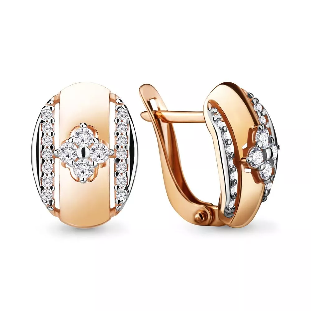 Серьги, артикул LV46604А, золото