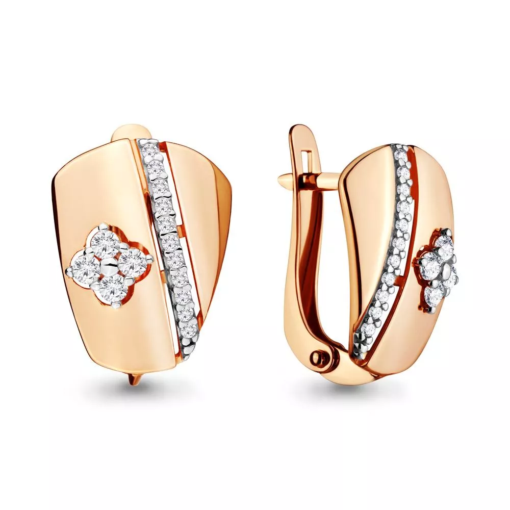 Серьги, артикул LV46603А, золото