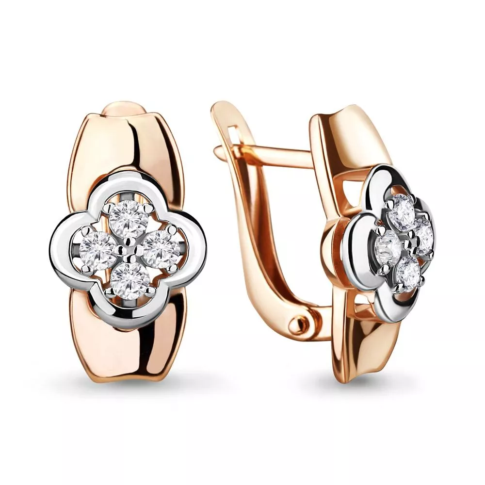 Серьги, артикул LV46601, золото