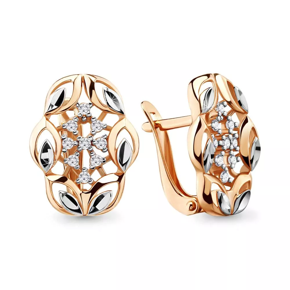 Серьги, артикул LV46595А, золото