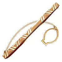 Зажим для галстука из золота, артикул LV70421