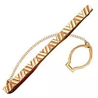 Зажим для галстука, золото, артикул LV70420