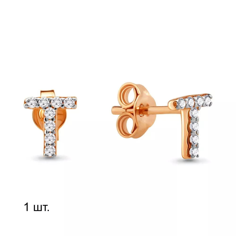 Серьги, золото, артикул LV46563А