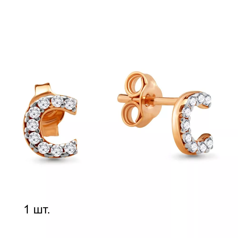 Серьги, артикул LV46562А, золото