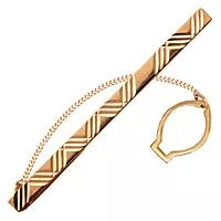 Зажим для галстука из золота, артикул LV70418