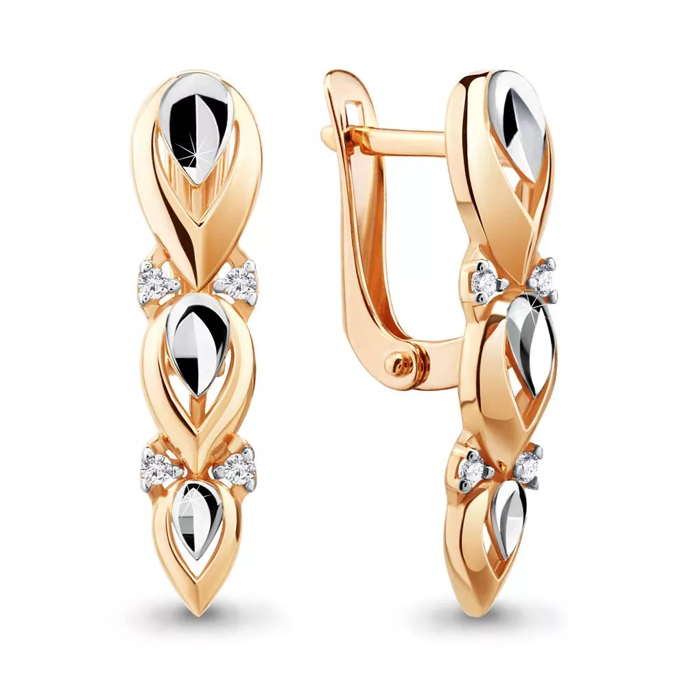 Серьги из золота, артикул LV46550