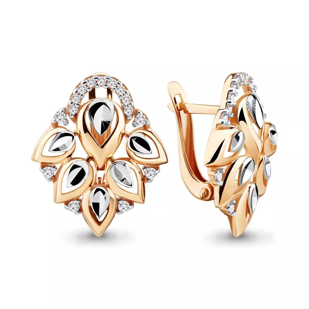 Серьги, артикул LV46548А, золото