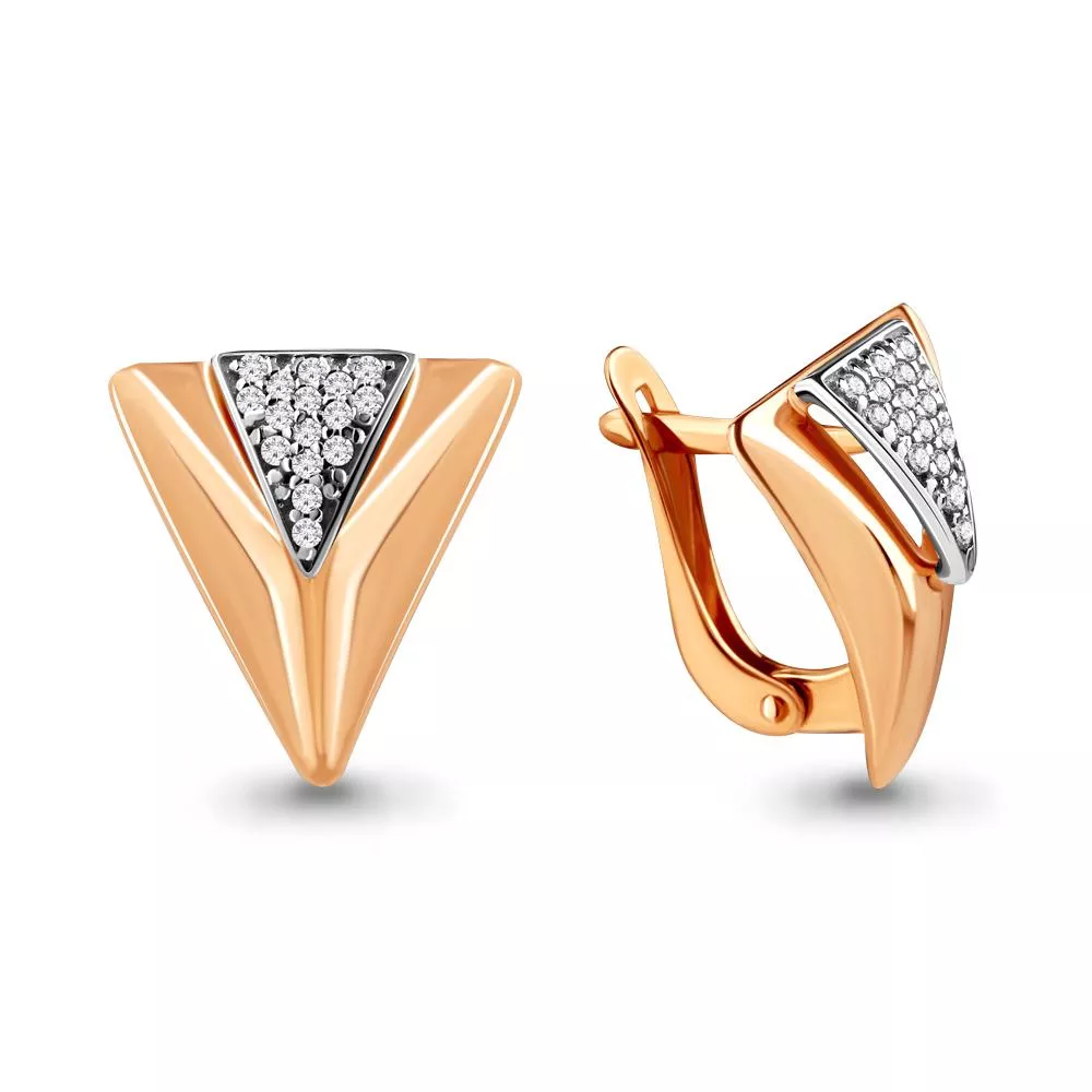 Серьги, артикул LV46501А, золото