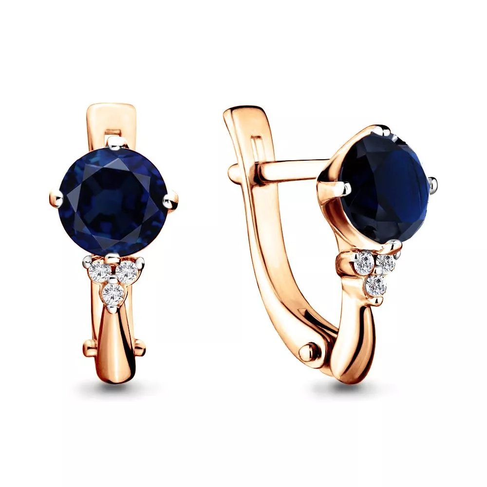 Серьги, золото, артикул LV46487Б