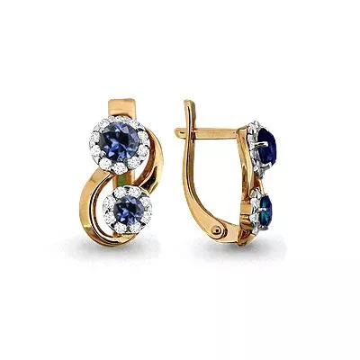 Серьги из золота, артикул LV46485Б