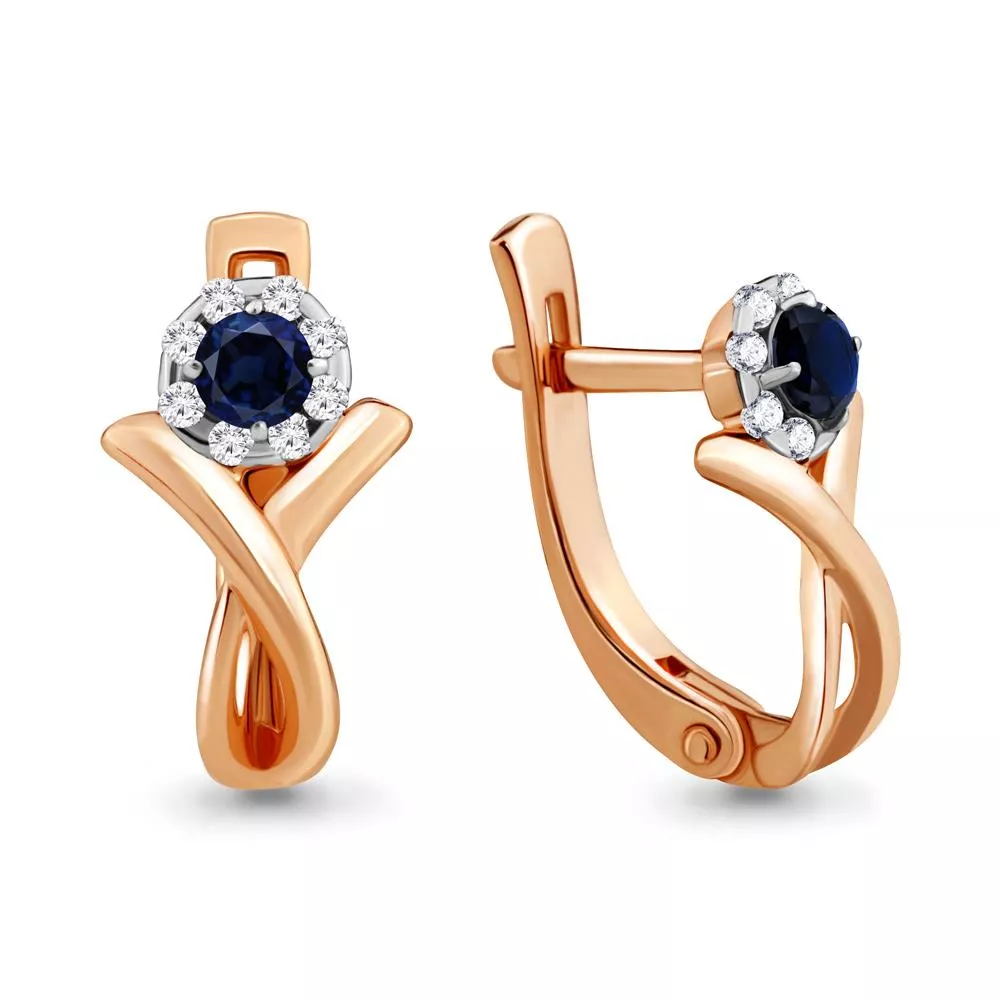 Серьги, золото, артикул LV46484Б