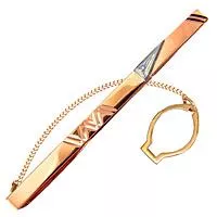 Зажим для галстука из золота, артикул LV70415