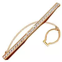 Зажим для галстука, золото, артикул LV70414