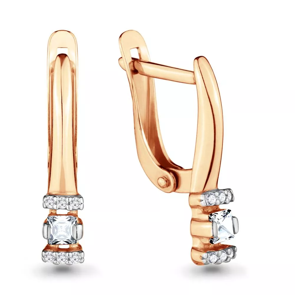 Серьги, артикул LV46400А, золото