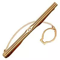 Зажим для галстука, артикул LV70413, золото