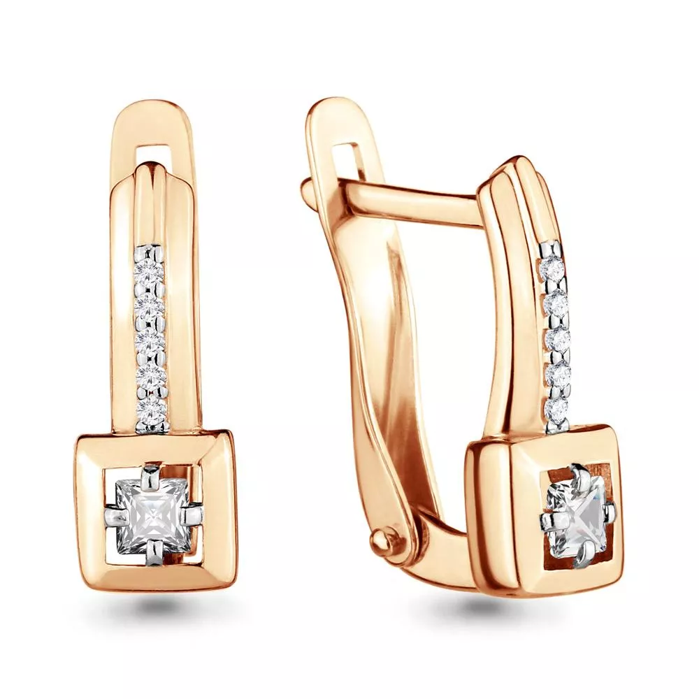 Серьги, артикул LV46395А, золото