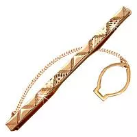 Зажим для галстука из золота, артикул LV70412