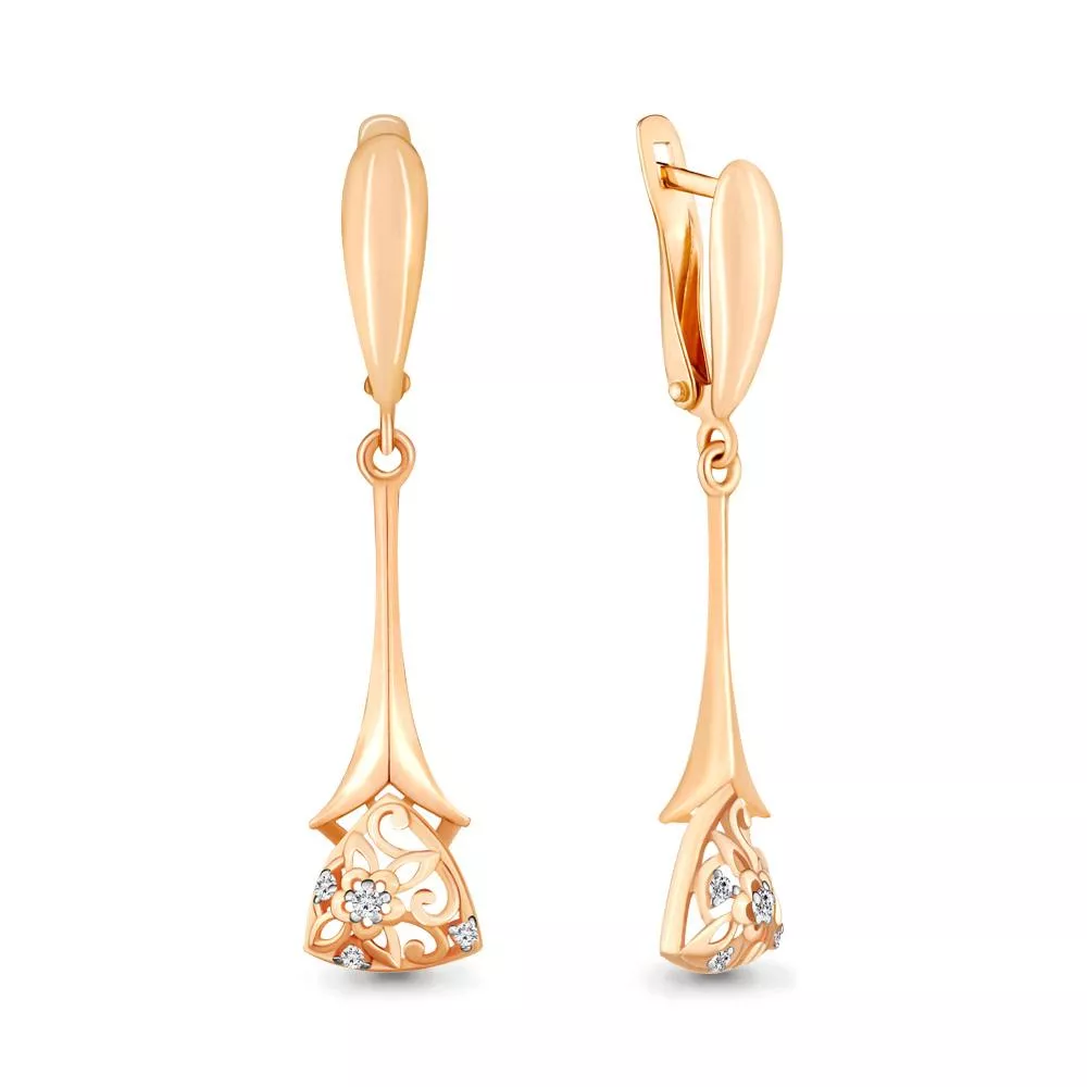 Серьги, артикул LV46371, золото